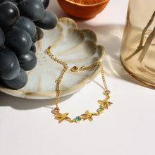 18K Gold-Plated Starfish Chain Bracelet Bracelets