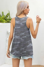 Floral Scoop Neck Tank Top Tanks & Camis