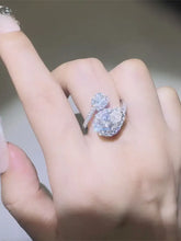 2 Carat Moissanite 925 Sterling Silver Bypass Ring Rings