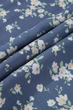 Floral Spaghetti Strap Frilled V Neck Tiered Midi Dress Woman Casual Dress