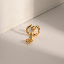 18K Gold-Plated Stainless Steel Cuff Earrings Earrings