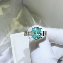 2 Carat Moissanite 925 Sterling Silver Ring Rings