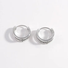 925 Sterling Silver Huggie Earrings Earrings