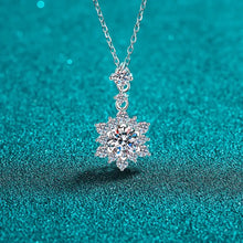 1 Carat Moissanite Zircon 925 Sterling Silver Necklace Necklaces