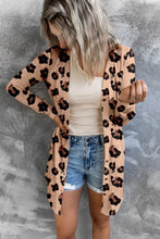 Printed Button Front Longline Cardigan Woman Outerwear