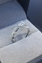 2 Carat Moissanite Crisscross 925 Sterling Silver Ring Rings