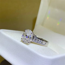 3 Carat Moissanite 925 Sterling Silver Ring Rings