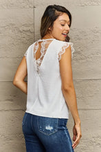 Perfee V-Neck Lace Trim Tank Top Tanks & Camis