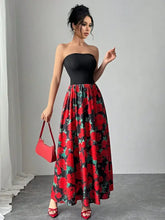 Floral Tube Maxi Dress Maxi Dresses