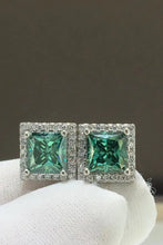 2 Carat Moissanite Square Stud Earrings Earrings
