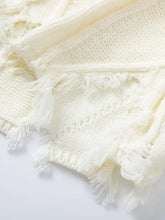 Men's Distressed Letter Round Neck Sweater Mens Tops