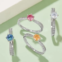Moissanite 925 Sterling Silver Ring Fine Jewelry