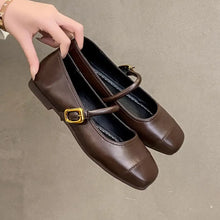 Square Toe Flats Loafers Woman Loafers