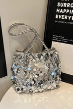 Sequin Braided Strap Shoulder Bag Shoulder Bags
