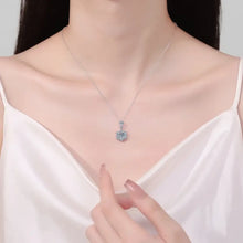 1 Carat Moissanite Zircon 925 Sterling Silver Necklace Silver One Size Necklaces