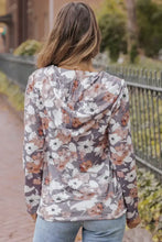 Floral Zip Up Pocketed Hoodie Woman Sweatshirts