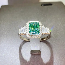 2 Carat Moissanite 925 Sterling Silver Ring Rings