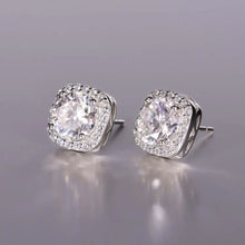 2.4 Carat Moissanite Stud Earrings Silver One Size Earrings