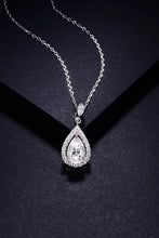 1.5 Carat Moissanite 925 Sterling Silver Teardrop Necklace Necklaces
