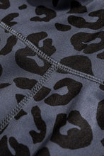 Leopard Cutout Sports Bra and Leggings Set Woman Activewear