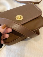 PU Leather Suede Twist-Lock Shoulder Bag Shoulder Bags