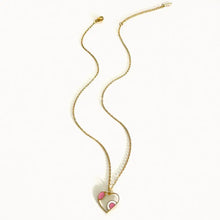 2-Piece Stainless Steel Heart Pendant Necklace Necklaces