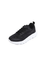 Lace Up Round Toe Star Mesh Athletic Black Woman Athletic Shoes