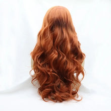 13*3" Lace Front Wigs Synthetic Long Wavy 24" 130% Density Hair