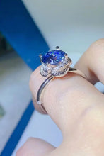 2 Carat Moissanite Contrast 925 Sterling Silver Ring Rings