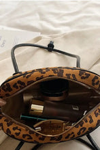 Leopard Suede Medium Shoulder Bag Shoulder Bags