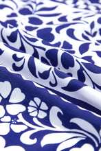 Shirred Waist V Neck Sleeveless Floral Print Midi Dress Woman Casual Dress