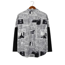 Men's Full Size Contrast Sleeve Button-Up Shirt Plus Size Mens Tops