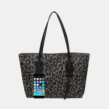 PU Leather Leopard Tote Bag Shoulder Bags