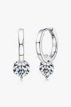 2 Carat Moissanite 925 Sterling Silver Drop Earrings Silver One Size Earrings
