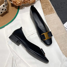 Square Toe Flats Slip-Ons Woman Loafers