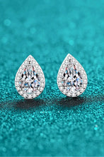 Moissanite Teardrop Stud Earrings Earrings