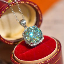 5 Carat Moissanite 925 Sterling Silver Pendant Necklace Necklaces