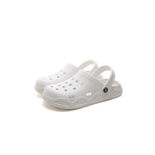Round Toe Platform Slippers White Woman Slippers