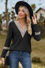 V-Neck Long Sleeve T-Shirt Woman T Shirts