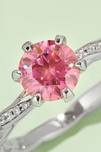 1 Carat Moissanite Contrast 925 Sterling Silver Ring Rings