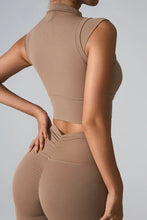 Mock Neck Active Tank Woman Activewear