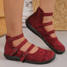 Round Toe Flats Slip-Ons Woman Loafers