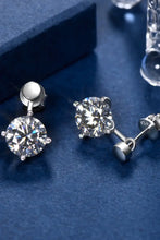 Adored 4 Carat Moissanite Drop Earrings Earrings