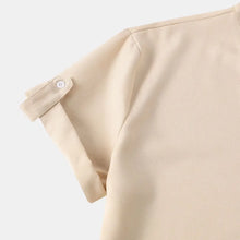 Men's Stand Collar Short Sleeve Henley Shirt Mens Tops