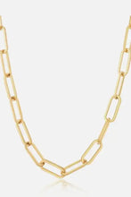 Thick Clip Chain Necklace Gold One Size Necklaces