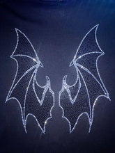 Men's Rhinestone Bat Zip Up Hoodie Mens Tops