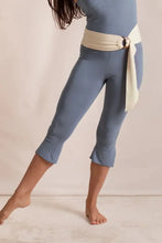 Side Slit Capris Leggings Woman Leggings