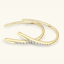 Moissanite 925 Sterling Silver U Shape Earrings Earrings