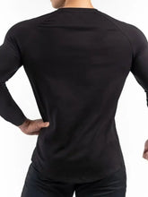 Men's Plus Size Round Neck Long Sleeve T-Shirt Mens Tops