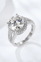 5 Carat Moissanite Split Shank Ring Rings